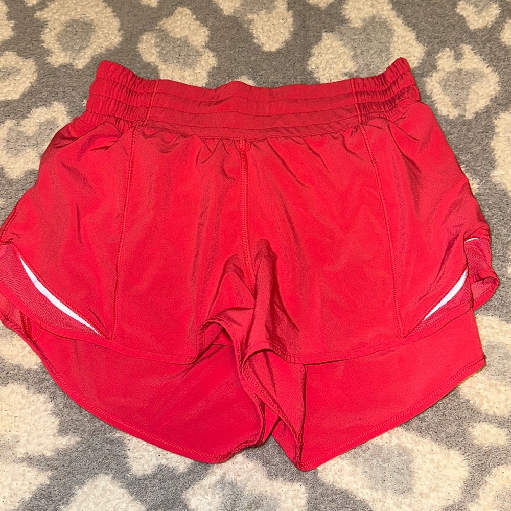 pink lululemon shorts